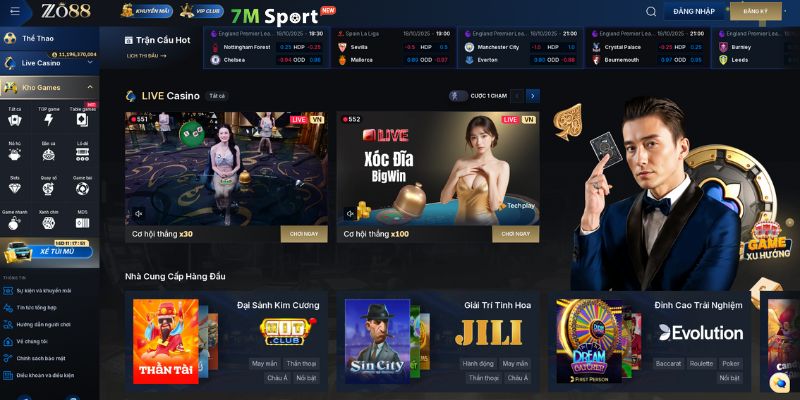 Tại đây có hơn 10.000 sản phẩm cá cược theo đầu xu hướng giải trí hiện nay