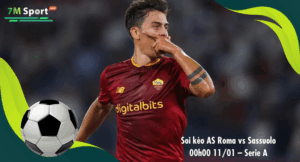 Đội hình dự kiến trước trận AS Roma vs Sassuolo