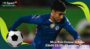 Đội hình dự kiến trước trận Chelsea vs Pafos